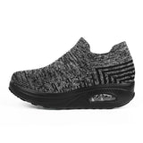 Women’s Flying Weave Mid-Heel Shoes – Breathable Mesh Comfort with Modern Style Women’s Flying Weave Mid-Heel Shoes – Breathable Mesh Comfort with Modern Style