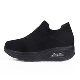 Women’s Flying Weave Mid-Heel Shoes – Breathable Mesh Comfort with Modern Style Women’s Flying Weave Mid-Heel Shoes – Breathable Mesh Comfort with Modern Style