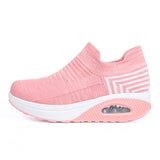 Women’s Flying Weave Mid-Heel Shoes – Breathable Mesh Comfort with Modern Style Women’s Flying Weave Mid-Heel Shoes – Breathable Mesh Comfort with Modern Style