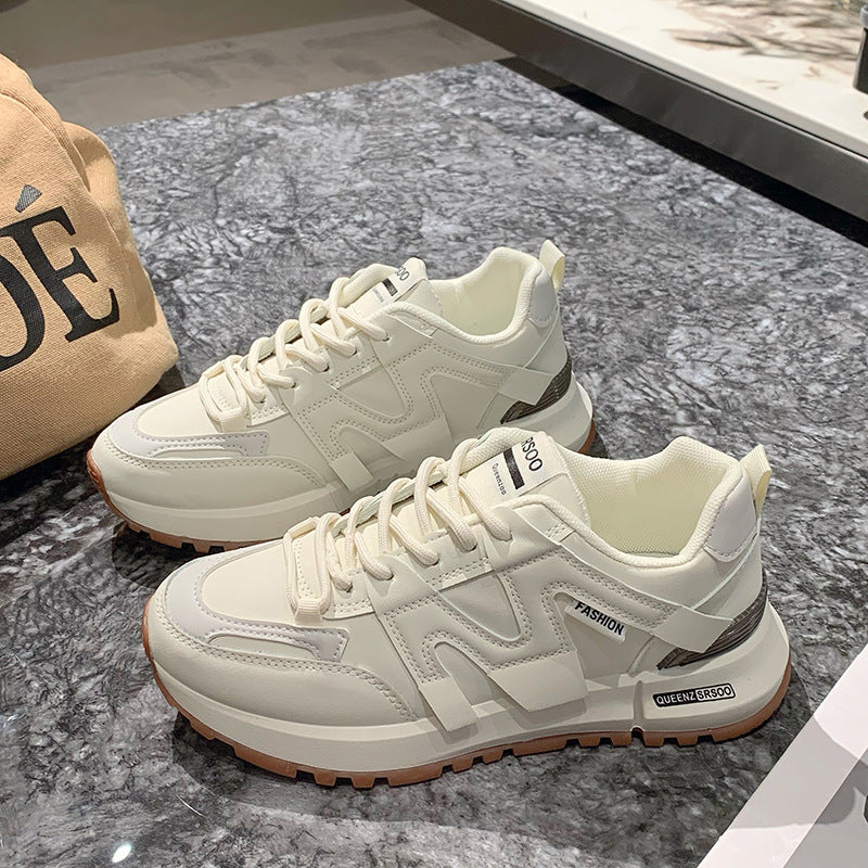 Women’s PU Lace-Up Sneakers – Lightweight, Breathable & Everyday Comfort Women’s PU Lace-Up Sneakers – Lightweight, Breathable & Everyday Comfort