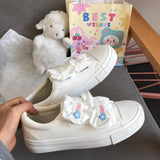 Women’s White Canvas Velcro Shoes – Simple, Casual & Easy to Wear Women’s White Canvas Velcro Shoes – Simple, Casual & Easy to Wear