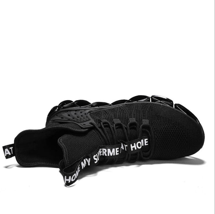Oulop Men’s High-Top Fly Weave Sports Shoes – Breathable, Lightweight & All-Activity Trainers