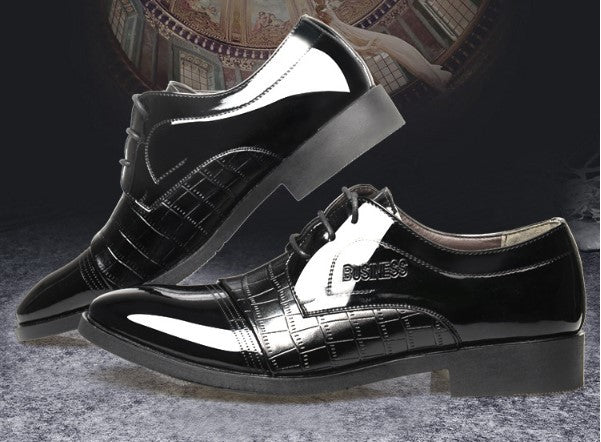 Oulop Men’s Pointed Microfiber Dress Shoes – Sequin Stitch Design, Elegant Formal Style Oulop Men’s Pointed Microfiber Dress Shoes – Sequin Stitch Design, Elegant Formal Style