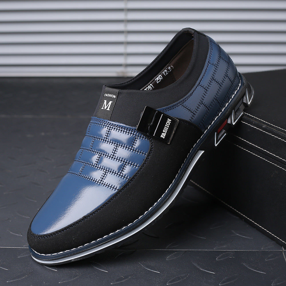 Oulop Men’s British Style Microfiber Leather Shoes – Lace-Up Casual Dress Shoes with Rubber Sole Oulop Men’s British Style Microfiber Leather Shoes – Lace-Up Casual Dress Shoes with Rubber Sole