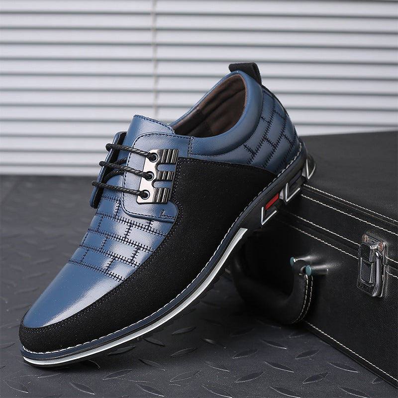 Oulop Men’s British Style Microfiber Leather Shoes – Lace-Up Casual Dress Shoes with Rubber Sole Oulop Men’s British Style Microfiber Leather Shoes – Lace-Up Casual Dress Shoes with Rubber Sole