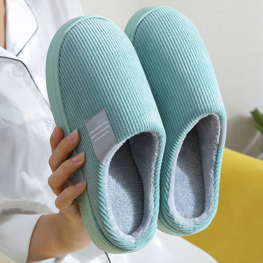 Unisex Cotton Home Slippers – Warm, Breathable & Waterproof Comfort for Couples