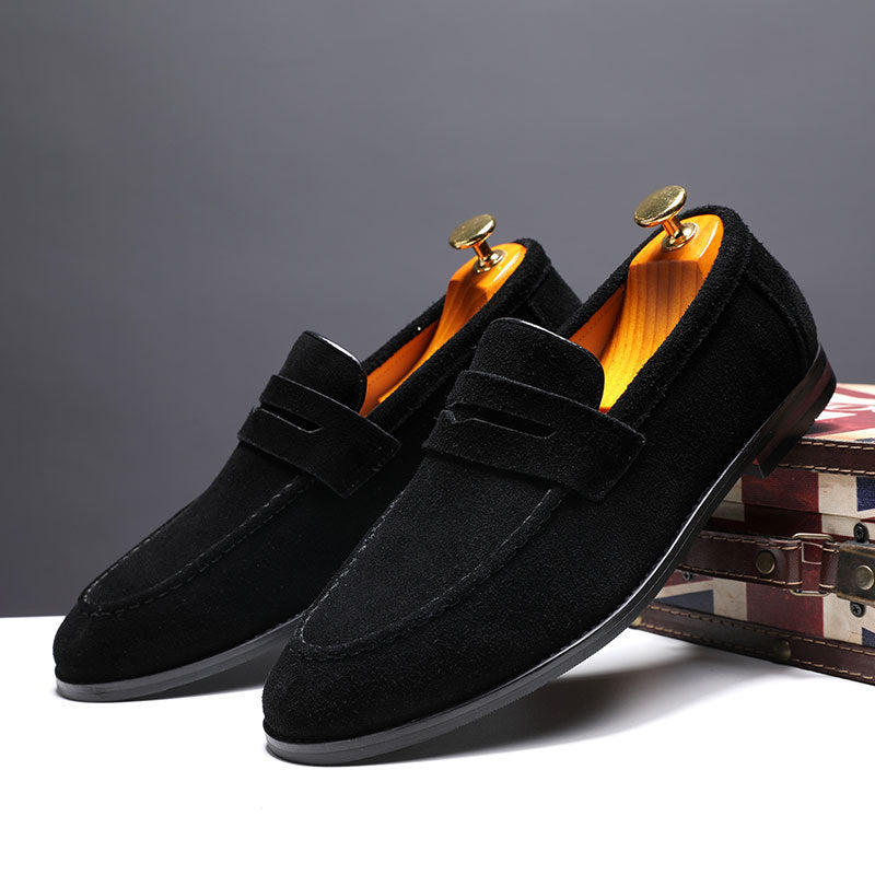 Oulop Unisex Leather Flat Shoes – Comfortable, Wear-Resistant Everyday Slip-Ons Oulop Unisex Leather Flat Shoes – Comfortable, Wear-Resistant Everyday Slip-Ons