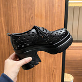 Women Leather Waterproof Platform Fashion Shoes Women Leather Waterproof Platform Fashion Shoes