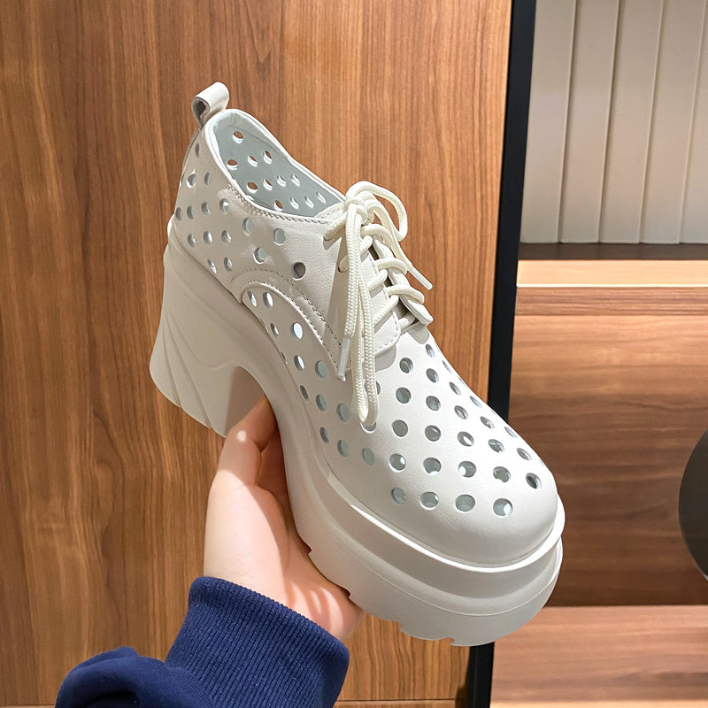 Women Leather Waterproof Platform Fashion Shoes Women Leather Waterproof Platform Fashion Shoes
