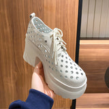 Women Leather Waterproof Platform Fashion Shoes Women Leather Waterproof Platform Fashion Shoes