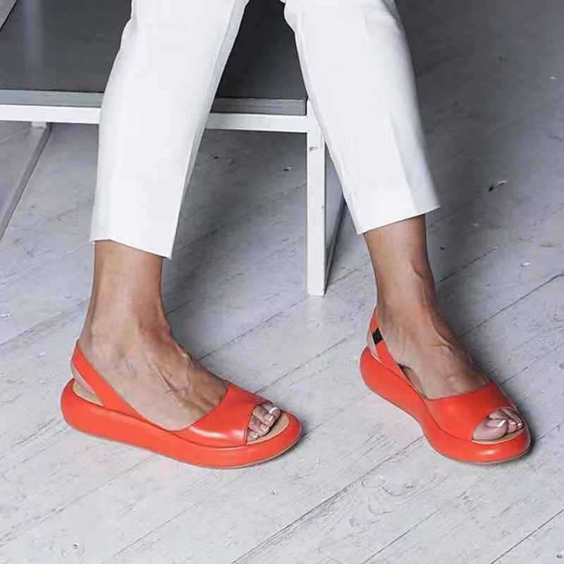 Women's Color-Block Sandals: Jelly-Style & Casual