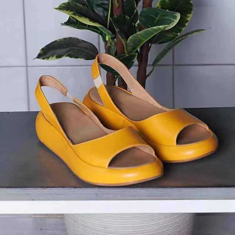 Women's Color-Block Sandals: Jelly-Style & Casual