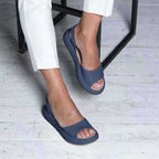 Women's Color-Block Sandals: Jelly-Style & Casual