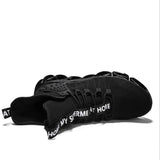 Oulop Men’s High-Top Fly Weave Sports Shoes – Breathable, Lightweight & All-Activity Trainers