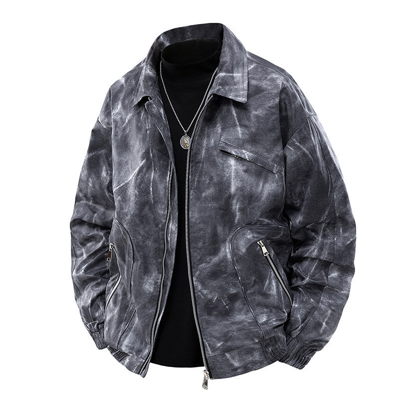 Men’s Casual Loose Fit Jacket – Lightweight Spring & Autumn All-Match Outerwear