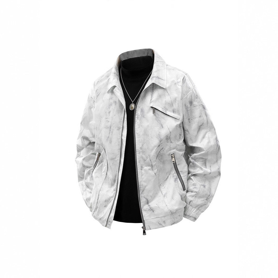 Men’s Casual Loose Fit Jacket – Lightweight Spring & Autumn All-Match Outerwear