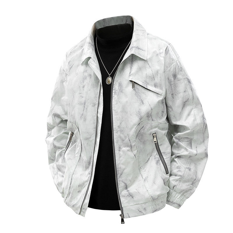 Men’s Casual Loose Fit Jacket – Lightweight Spring & Autumn All-Match Outerwear